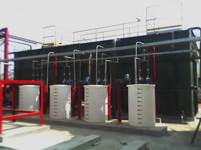 Estação de tratamento de água compacta modularizada